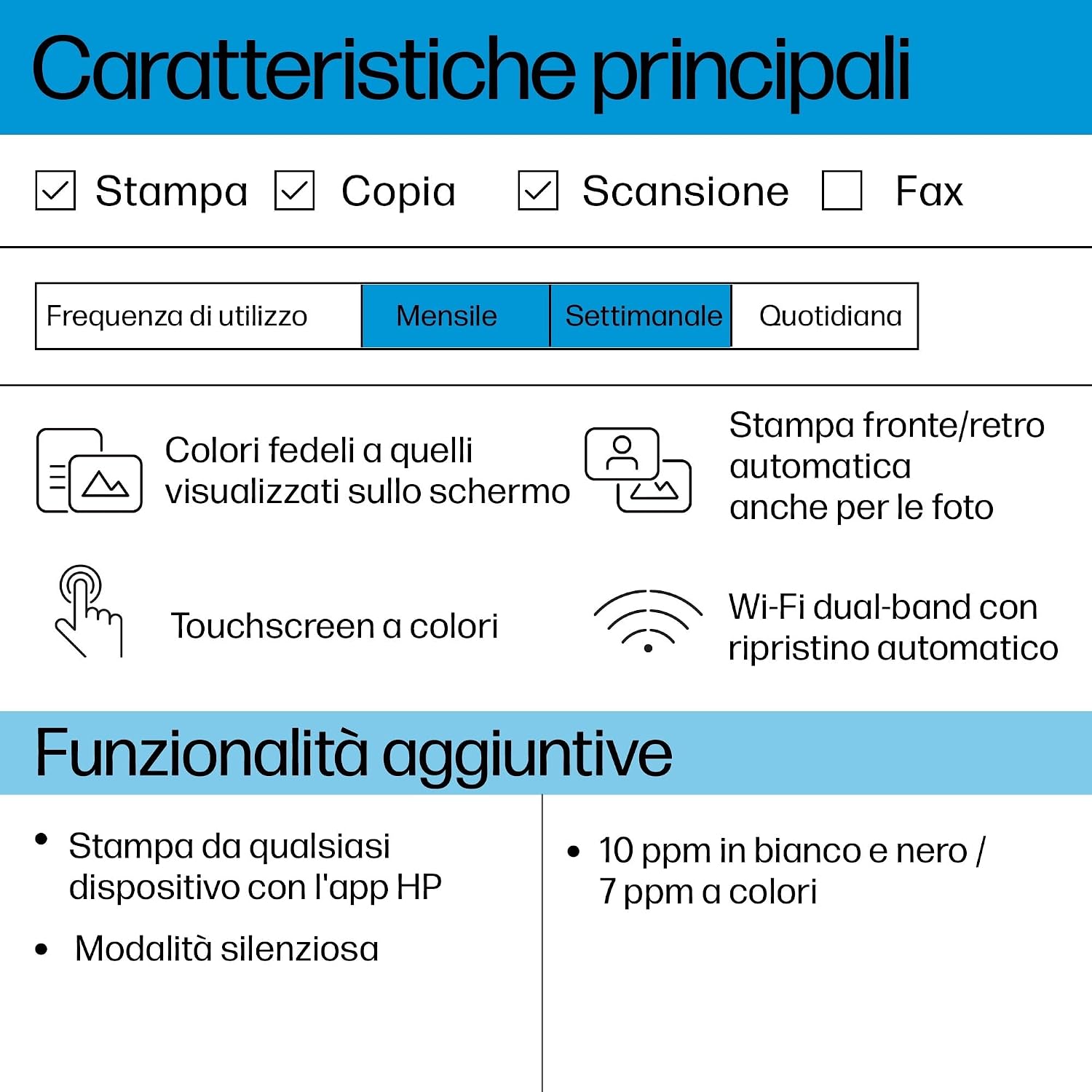 Detalle de HP Envy 6120e 714L8B: stampante multifunzione a colori con stampa fronte/retro automatica (A4) e 10 ppm
