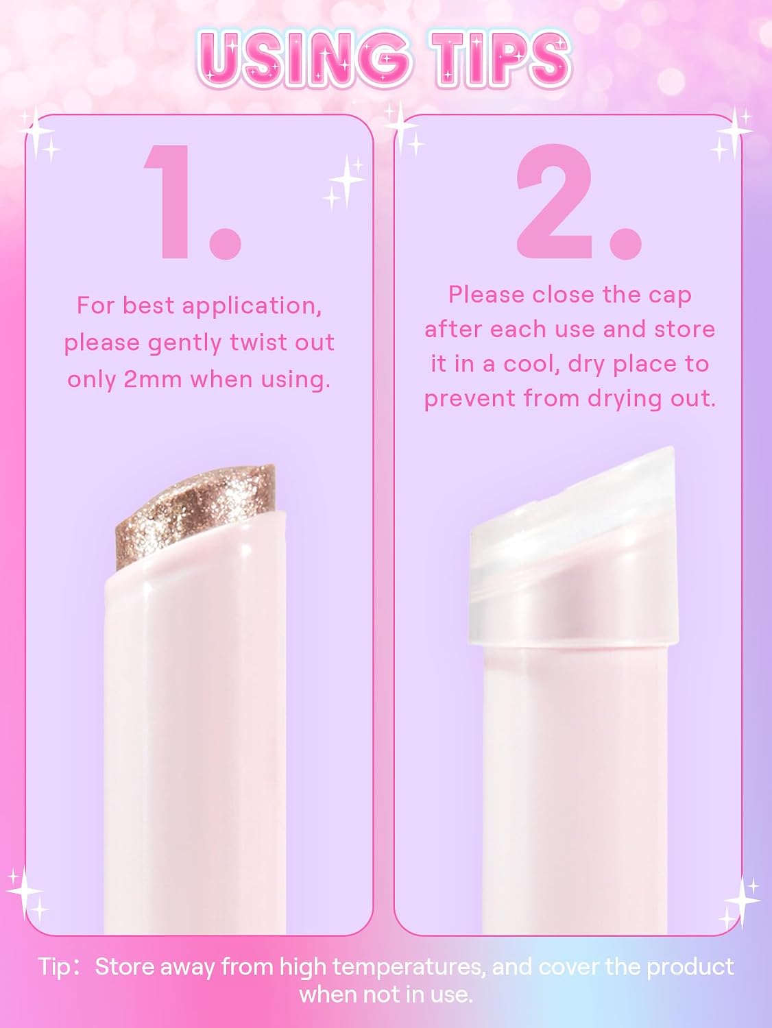 Detalle 1 de SHEGLAM sb251126848188144644 Crystal Jelly Glaze Stick, 01 Frost Bite