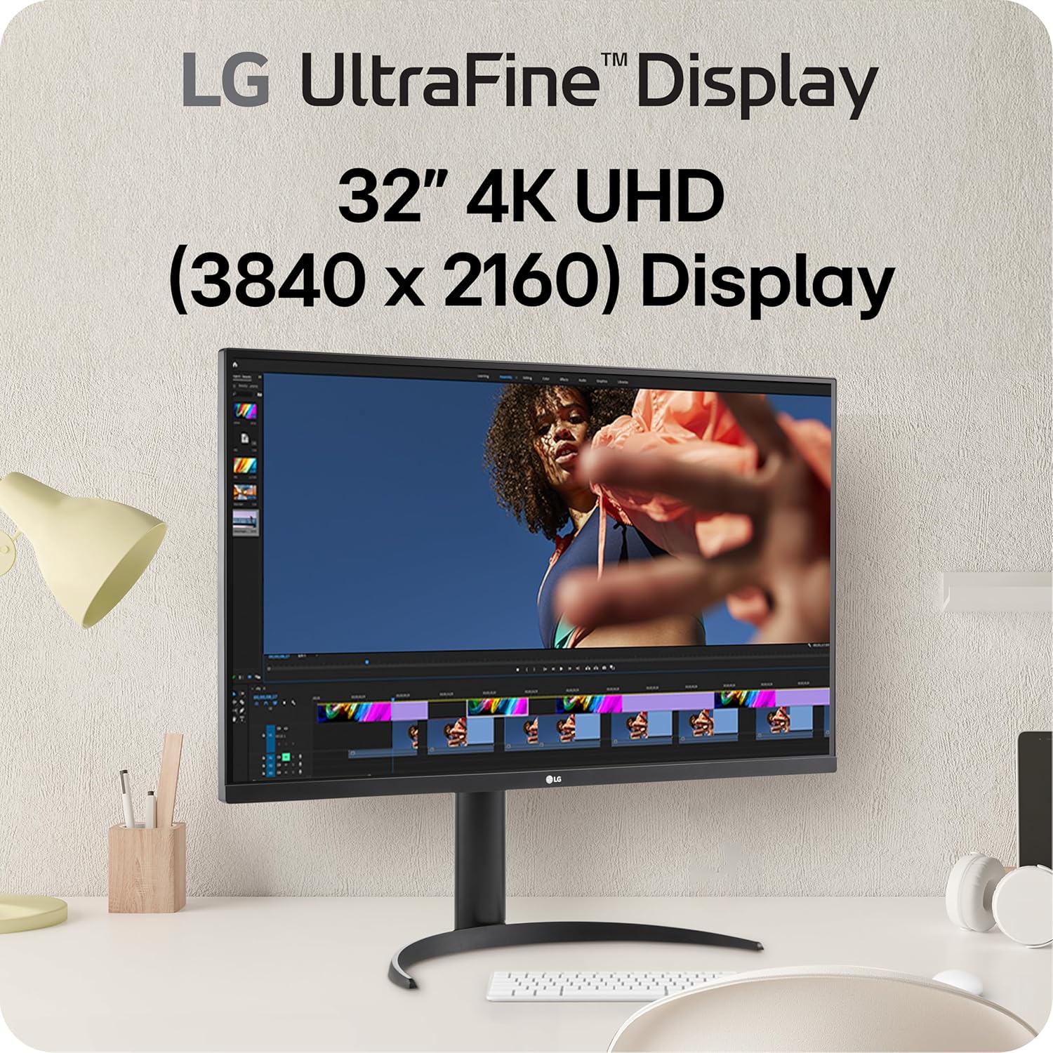 Thumbnail 1 de LG 32UR550K-B 32-inch Ultrafine 4K Monitor