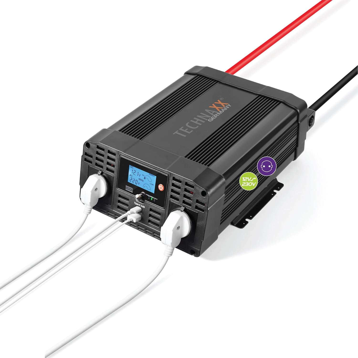 Detalle de Technaxx TE20 Invertitore 2000W per auto