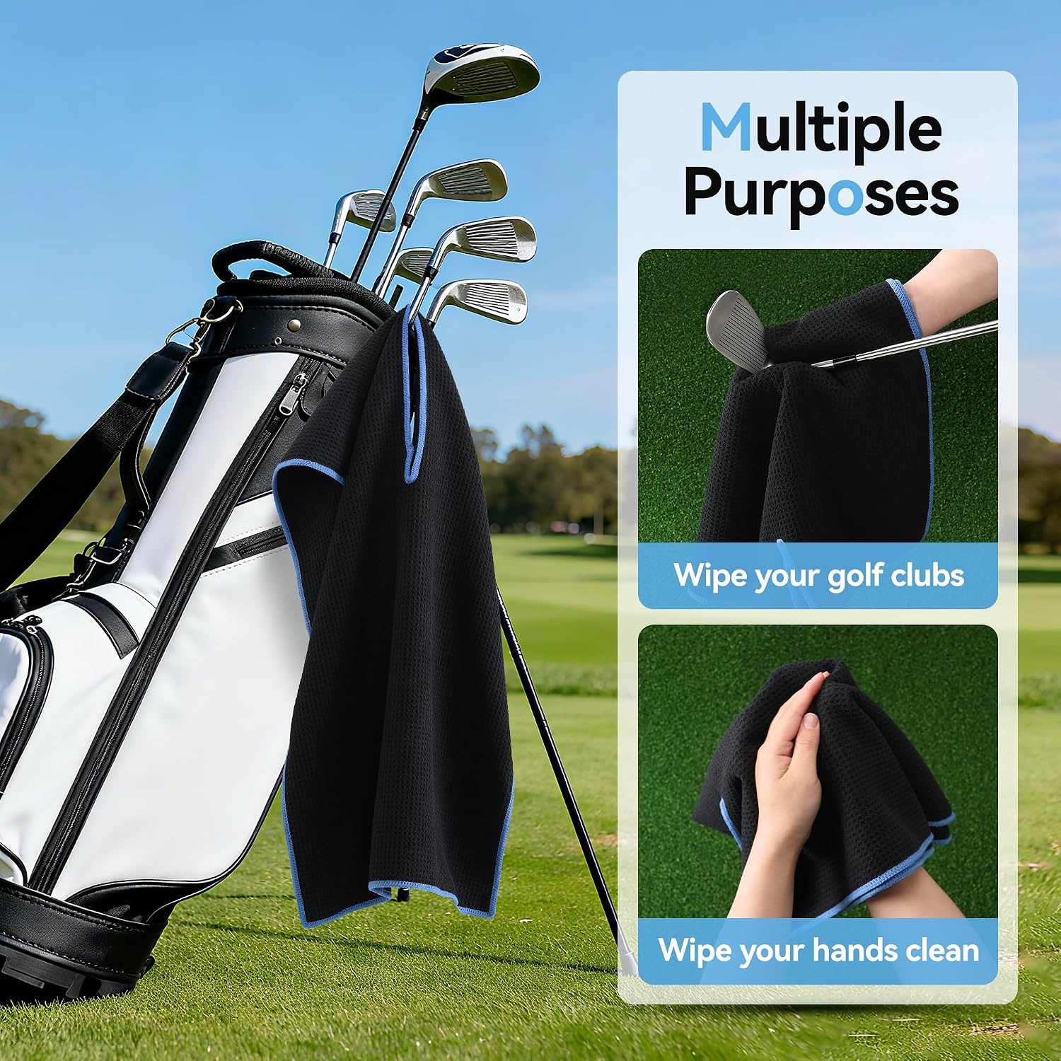 Detalle 1 de Mile High Life Golf Towel 17” x 40”