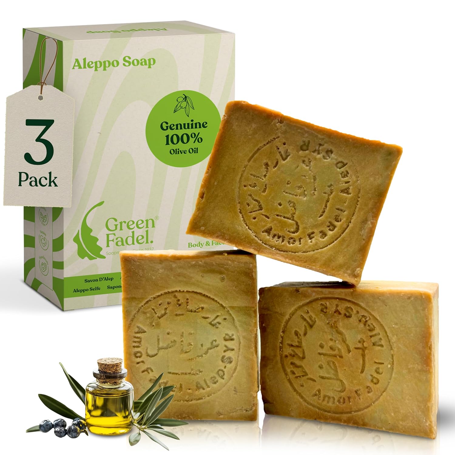 GREEN FADEL Aleppo Seife 200 g