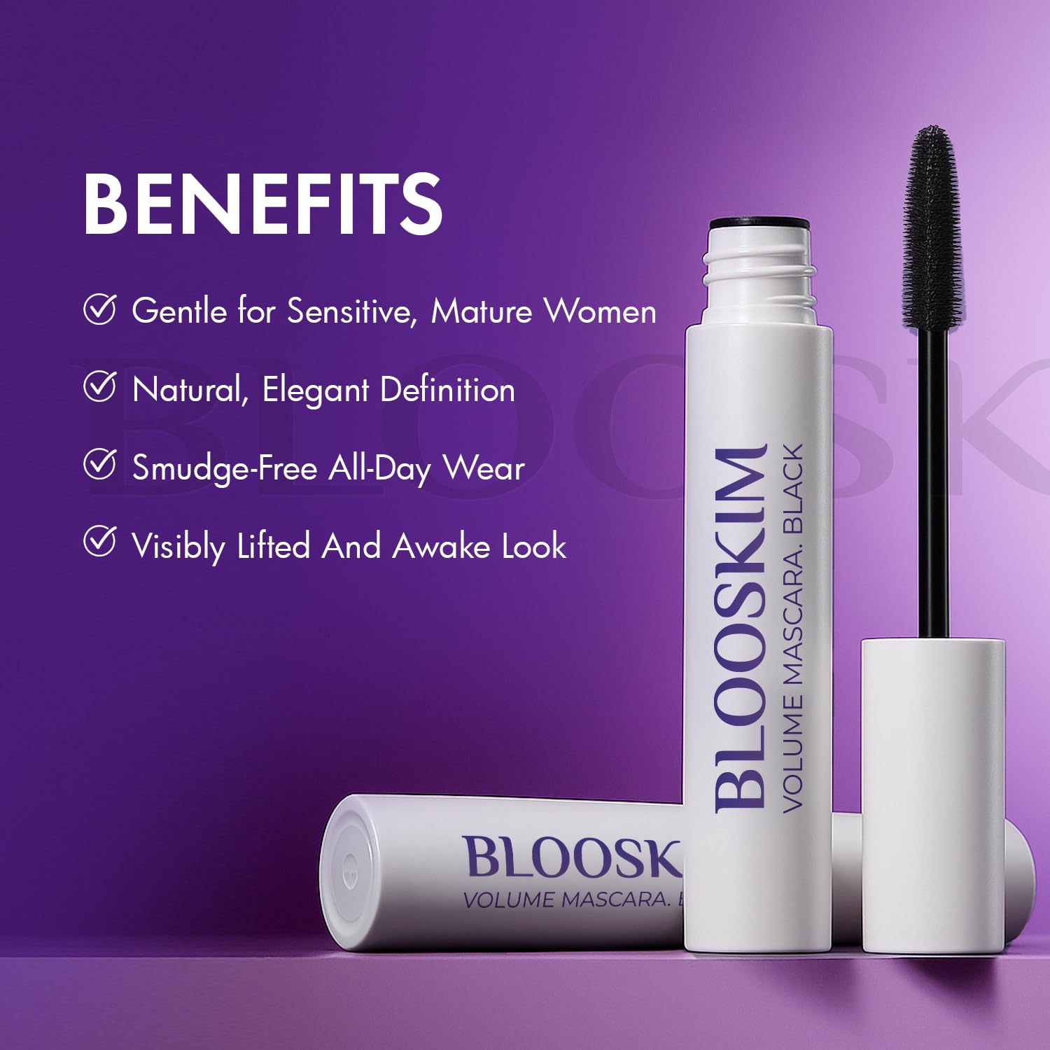 Thumbnail 5 de Mascara for Older Women 60 Plus Black Prime Lash Mascara (5.5g) — Hypoallergenic, Non-Clumping Lash Definition