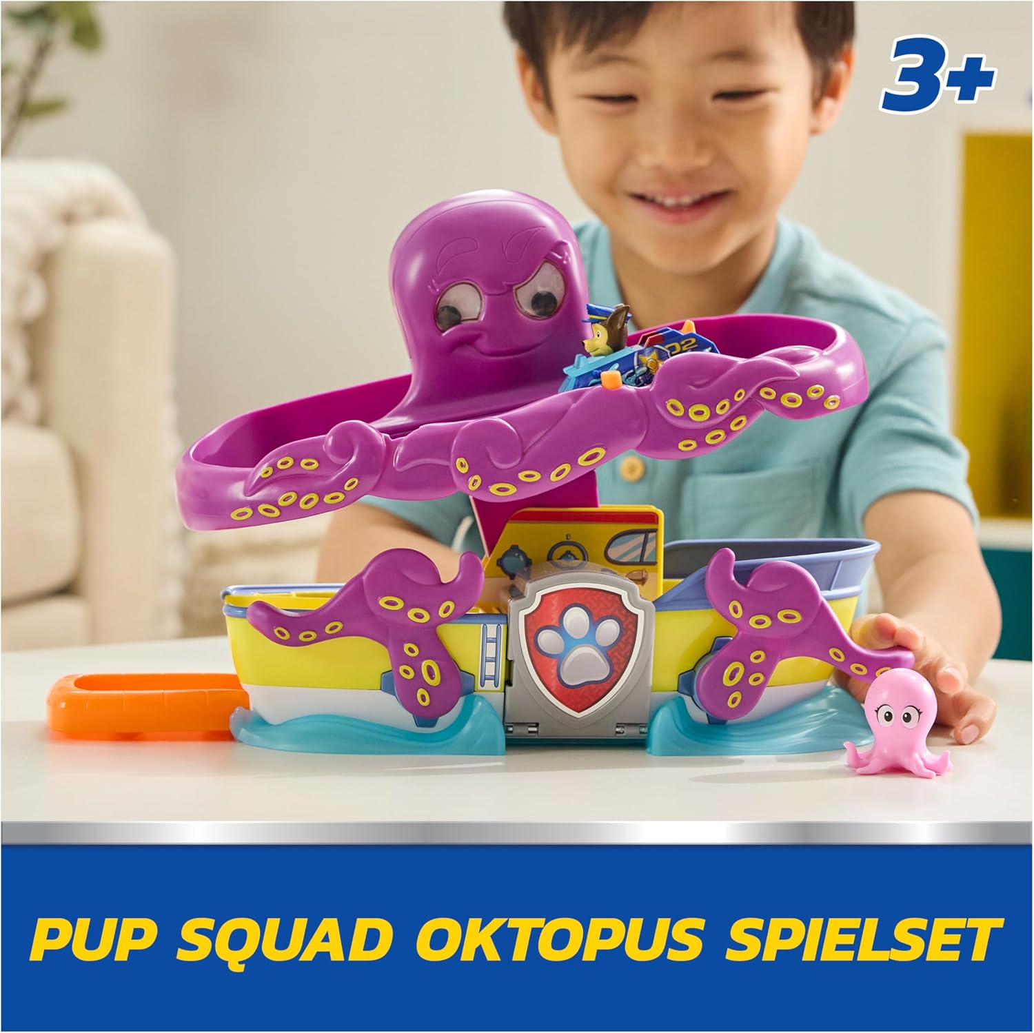 Detalle de PAW PATROL Pup Squad Oktopus Spielset
