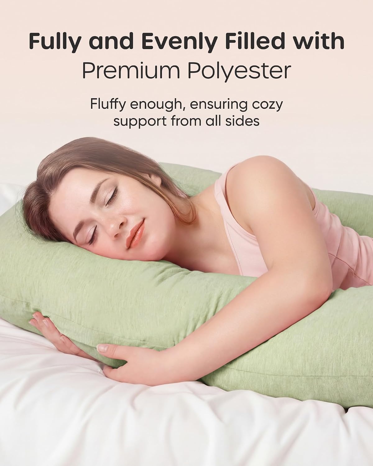 Detalle de Nuliie Pregnancy Pillow, U-Shaped