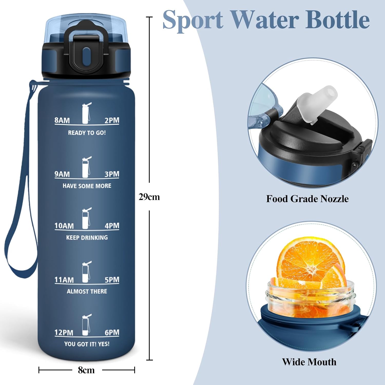 Thumbnail 3 de Motswedi Gourde Sport 1000ml sans BPA