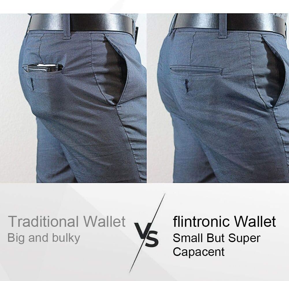 Thumbnail 4 de flintronic Portia Portafoglio RFID Slim Nero
