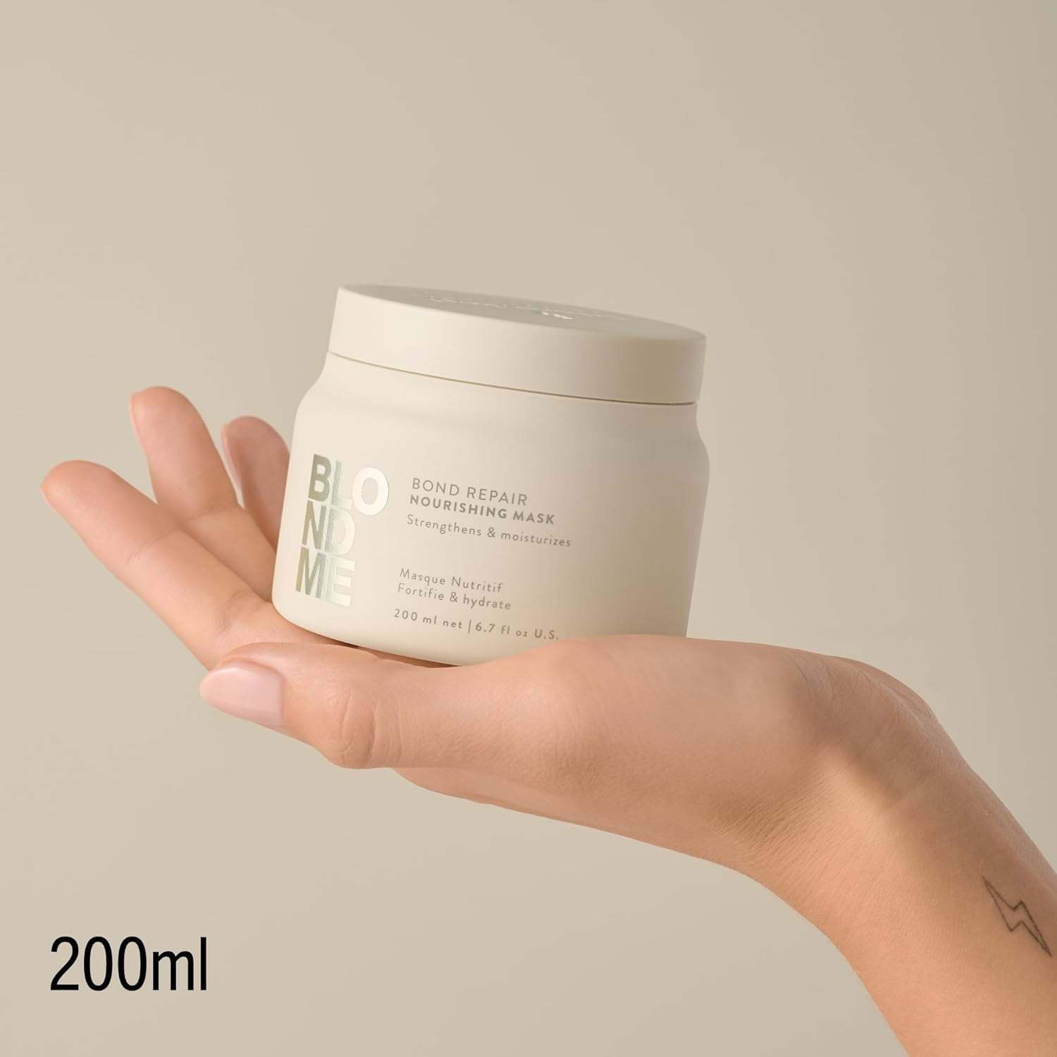 Thumbnail 1 de Schwarzkopf Professional BLONDME Bond Repair Nourishing Mask (200 ml) for deeply nourishing blonde hair