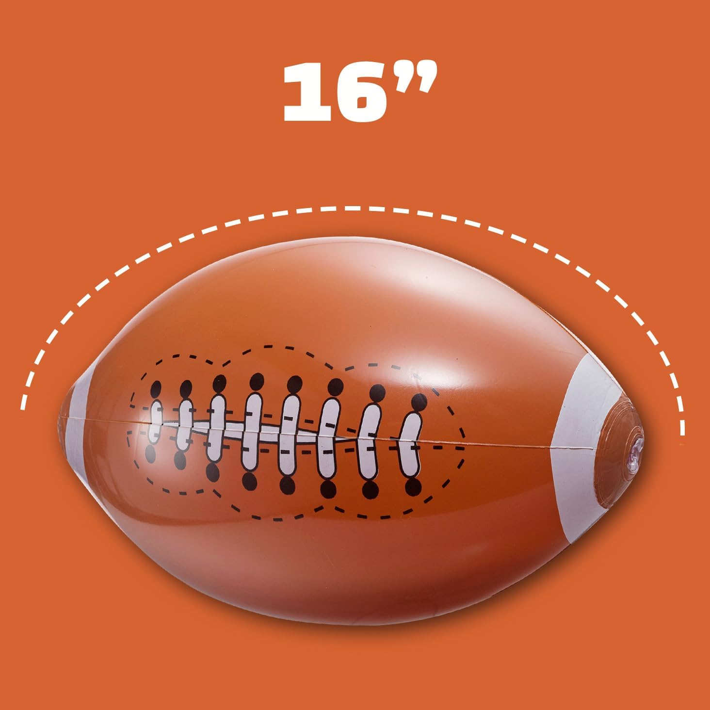 Thumbnail 6 de Bedwina 12-Pack 16" Inflatable Footballs 🏈