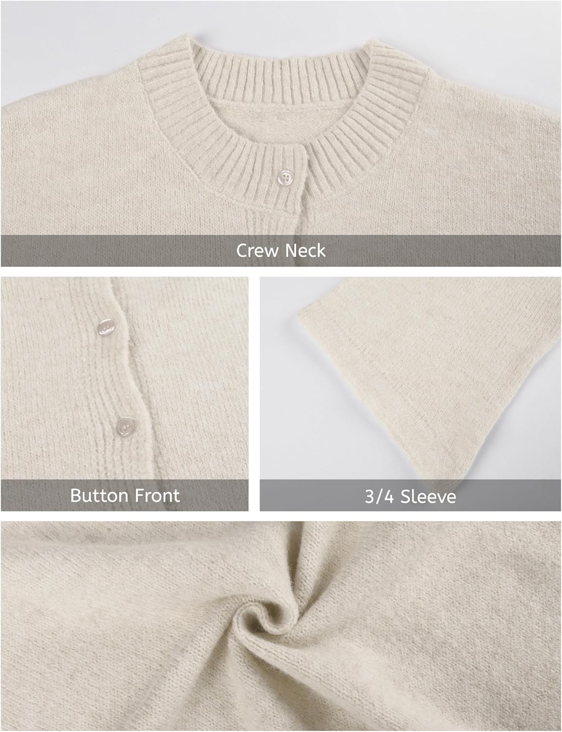 Thumbnail 3 de Springrain Lightweight Cropped Cardigan for Women
