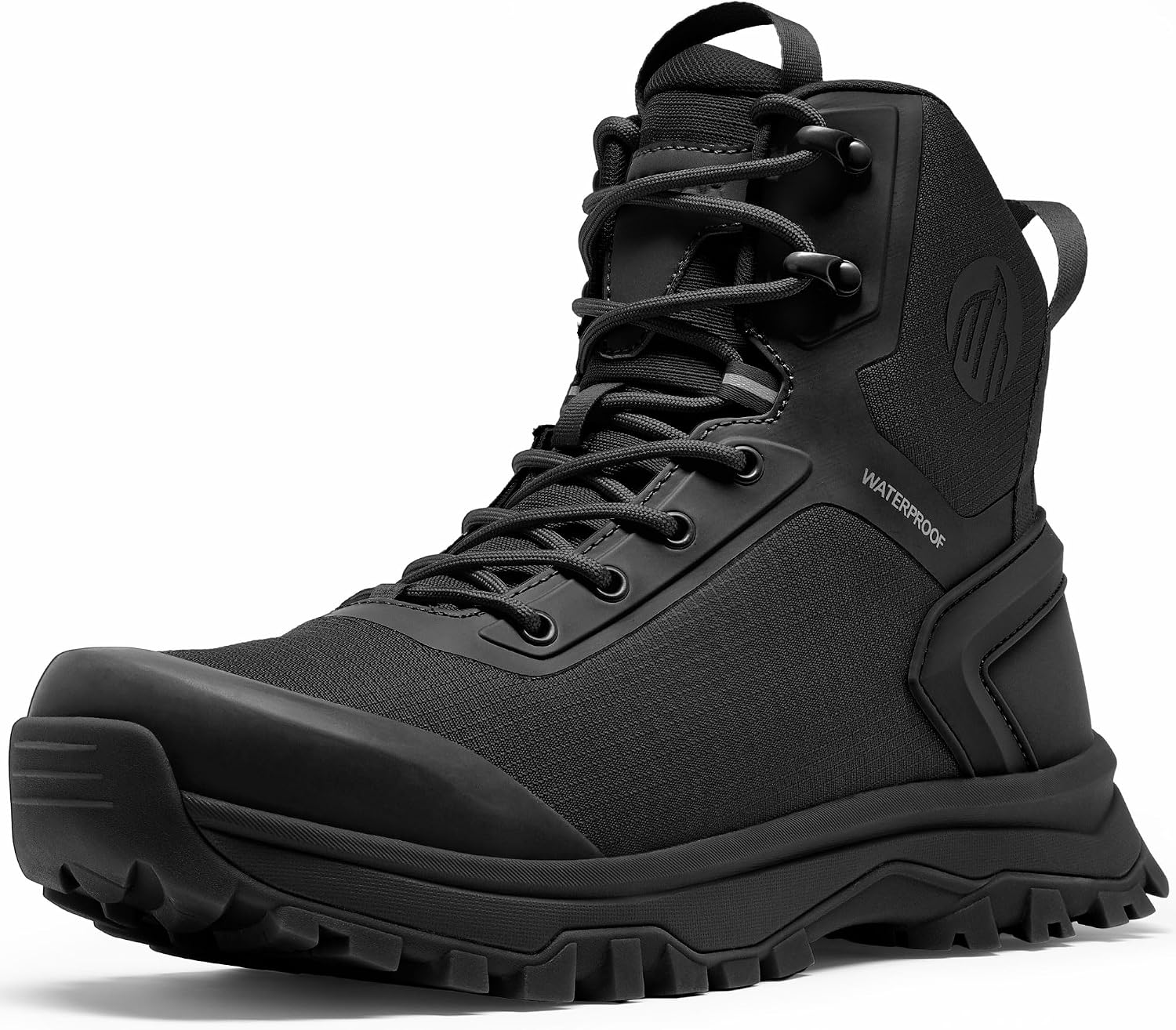 Detalle de Coostar Tactical Boots, 8-Inch Waterproof Lightweight Work Boots with Side Zipper