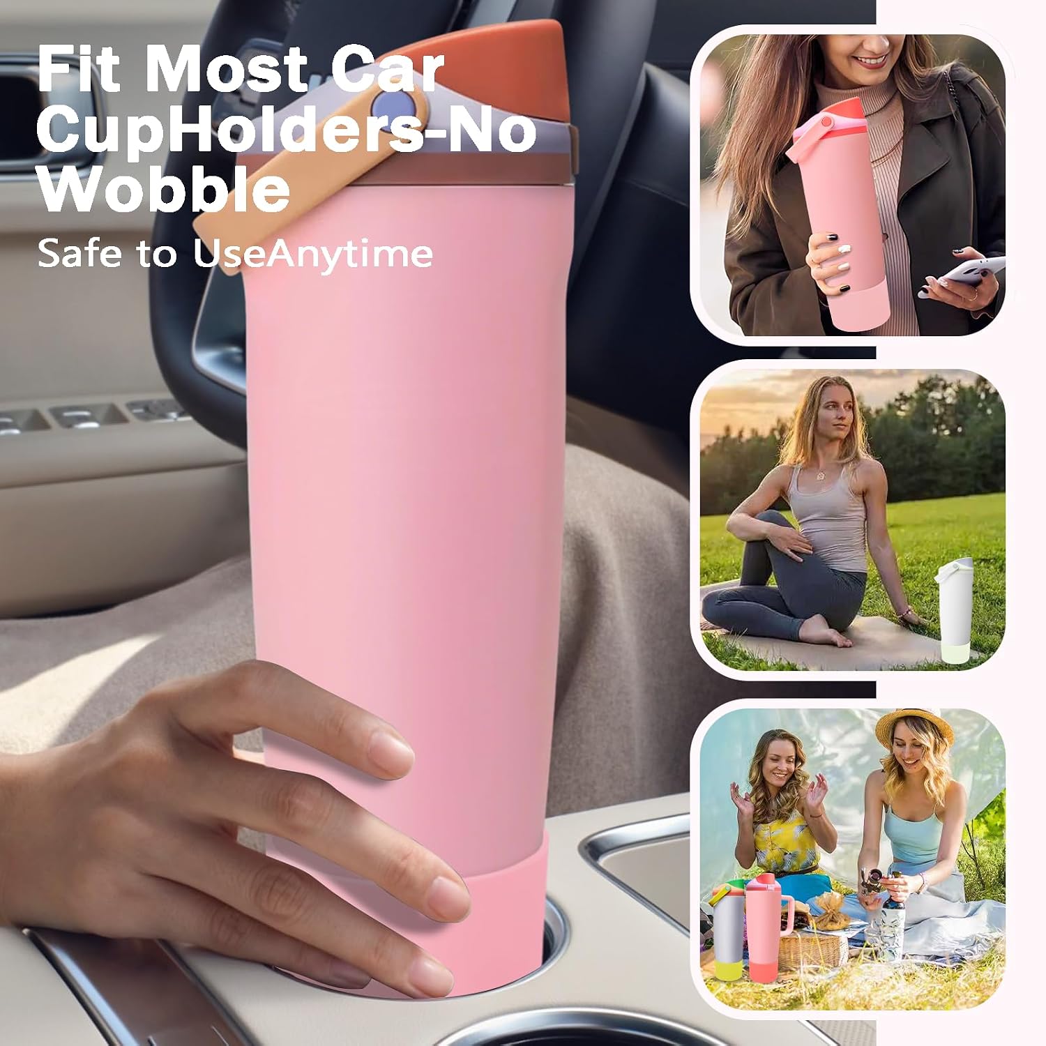 Thumbnail 4 de Kaitiaki OWSB1201 Silicone Boot for Owala Bottles, Kickflip Pink