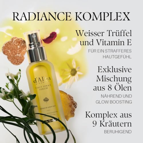 Thumbnail 6 de d'alba Piedmont Italienischer Weißer Trüffel First Spray Serum (50 ml) – Glashaut-Glow