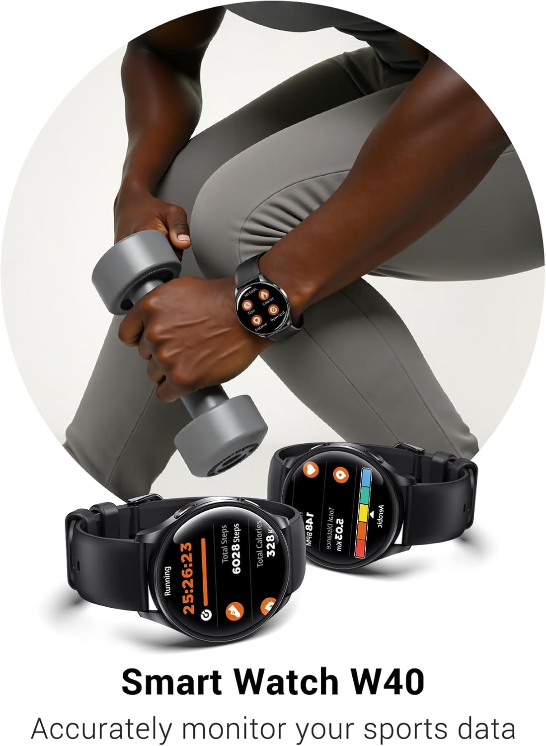 Detalle 2 de Smart watch with 1.43in AMOLED display