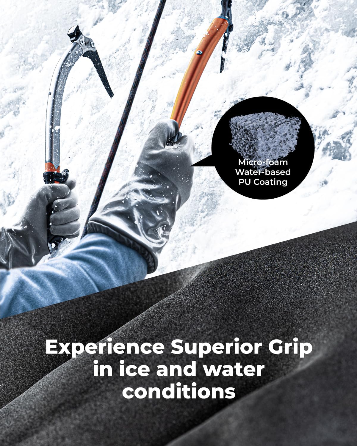 Thumbnail 4 de Toolant Balaena Waterproof Winter Gloves with Grip for Outdoor Work