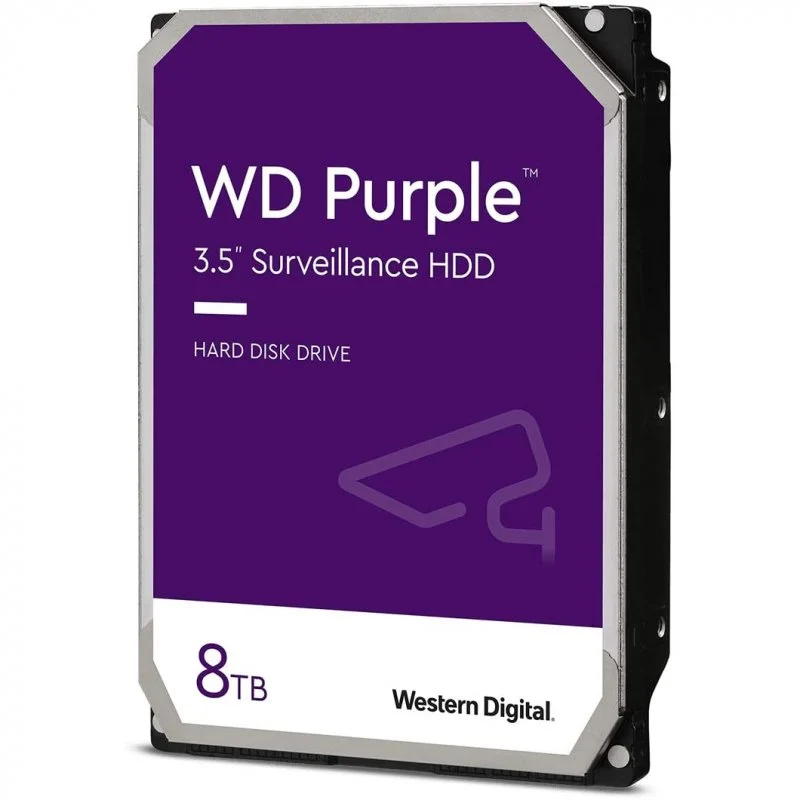 WD Purple 8TB 3,5" SATA3 — disco para vigilancia 📷