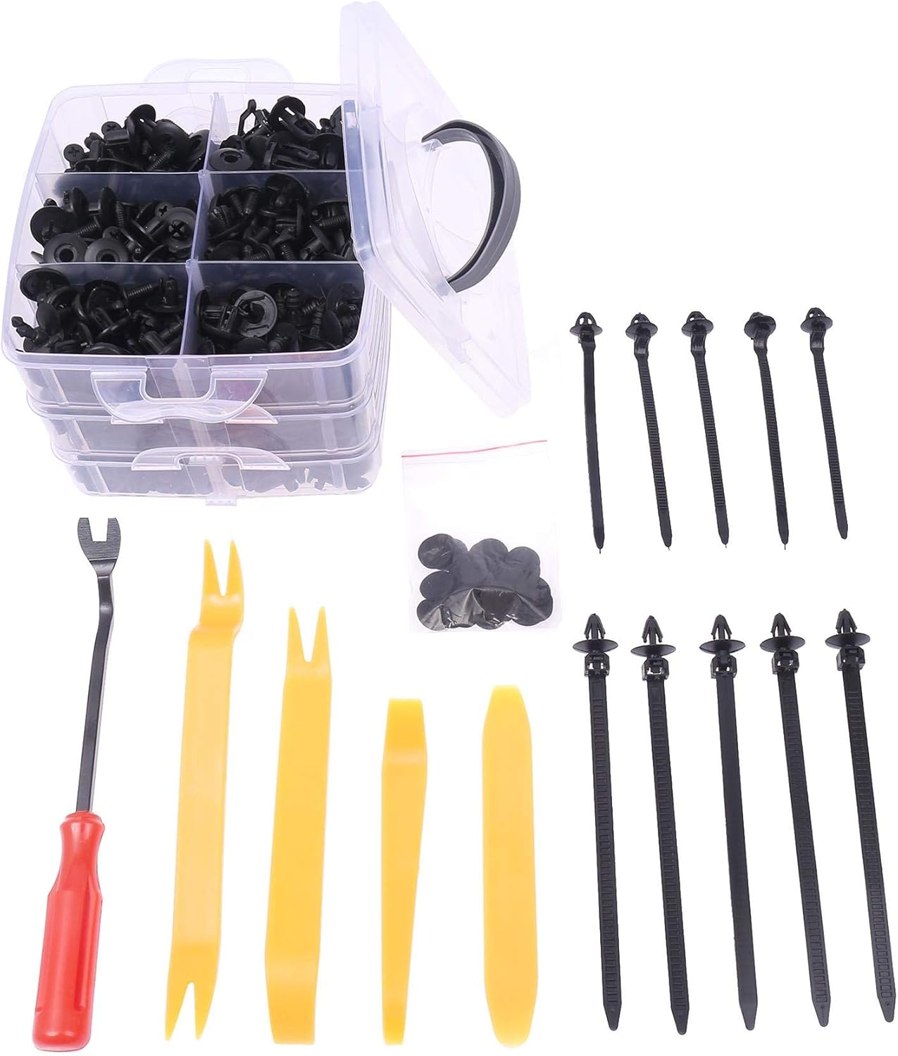 Detalle de TOPWAY 635PCS Car Retainer Clips Kit – 16 Sizes