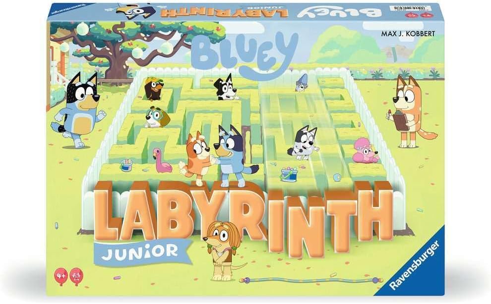 Detalle de Ravensburger Labyrinthe Junior Bluey, jeu de labyrinthe