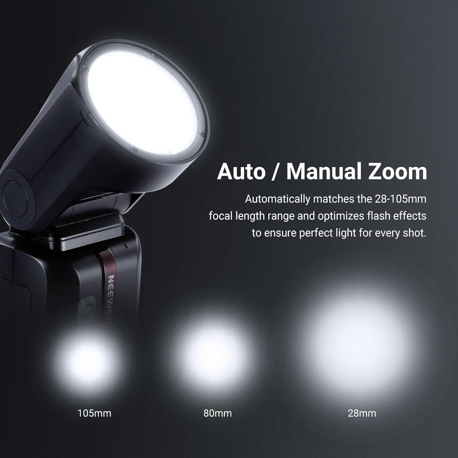 Detalle 2 de NEEWER Z2PRO-C 2.4G TTL Round Head Flash: A Practical Look for Canon Shooters