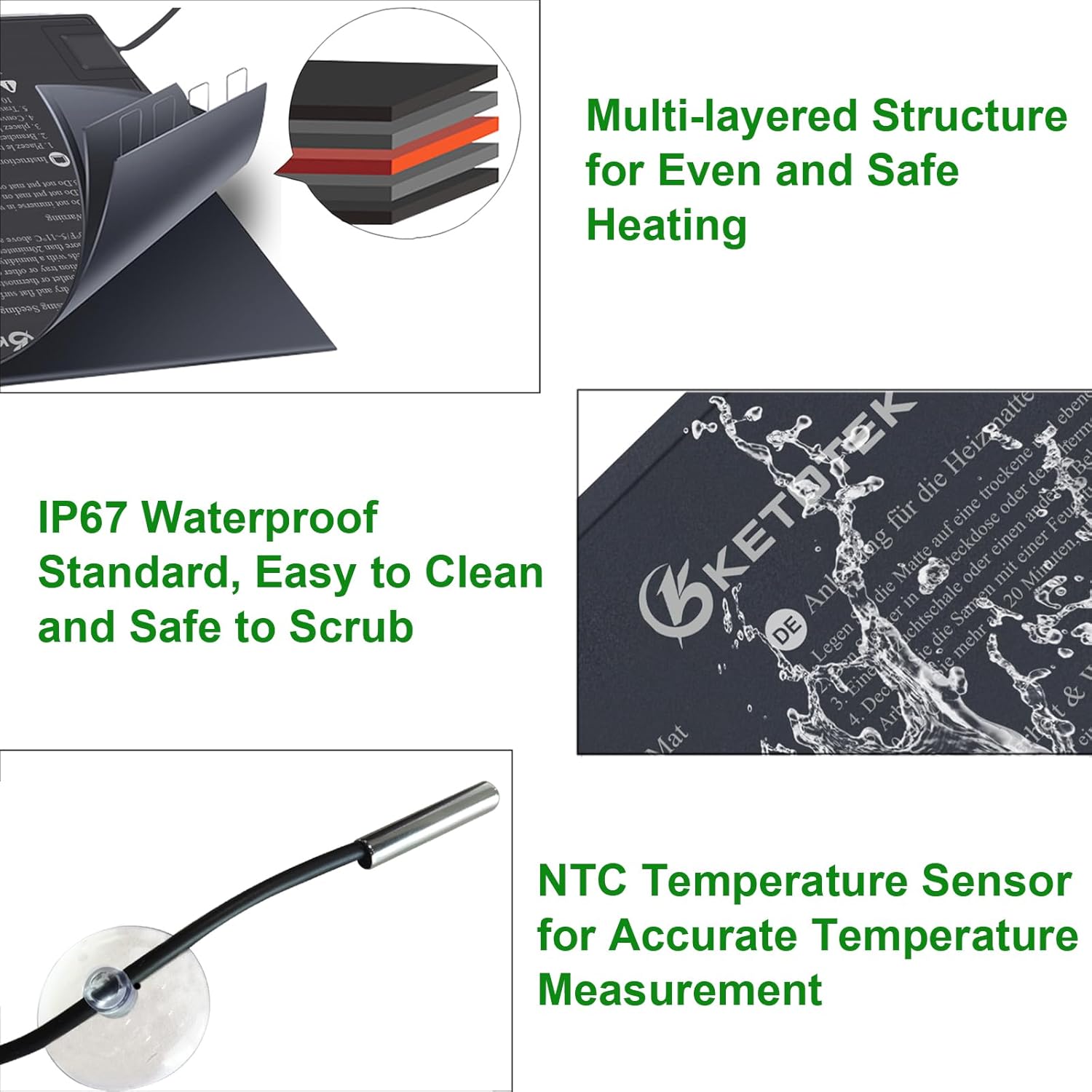 Thumbnail 4 de KETOTEK Tappetino riscaldante per piante 30W 🌱