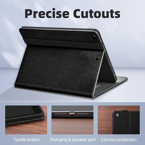 Thumbnail 5 de Coque 4UBonLife pour iPad 9e/8e/7e génération, 10,2 pouces, noir
