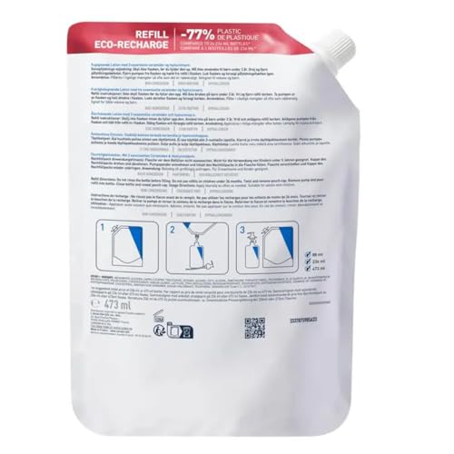 Detalle 2 de CeraVe Lozione Idratante 473 ml – Refill per Pelli Secche a Molto Secche con Ceramidi e Acido Ialuronico