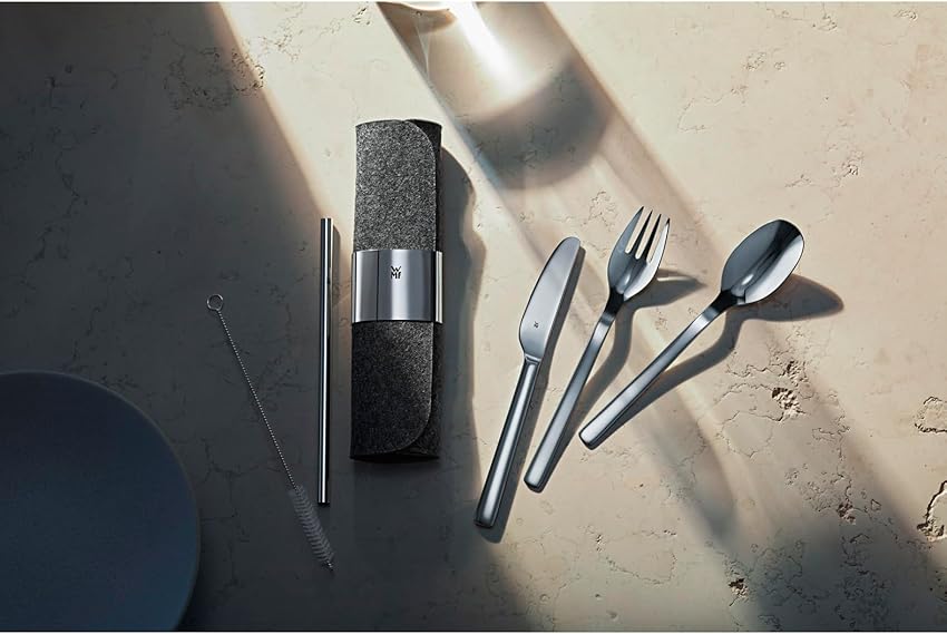 Detalle 2 de WMF My2Go - Cubertería Compacta 8 Piezas 🍴