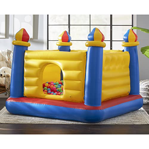 Detalle 2 de Intex Jump-O-Lene Castle Inflatable Bouncer for 2 Kids 🎪