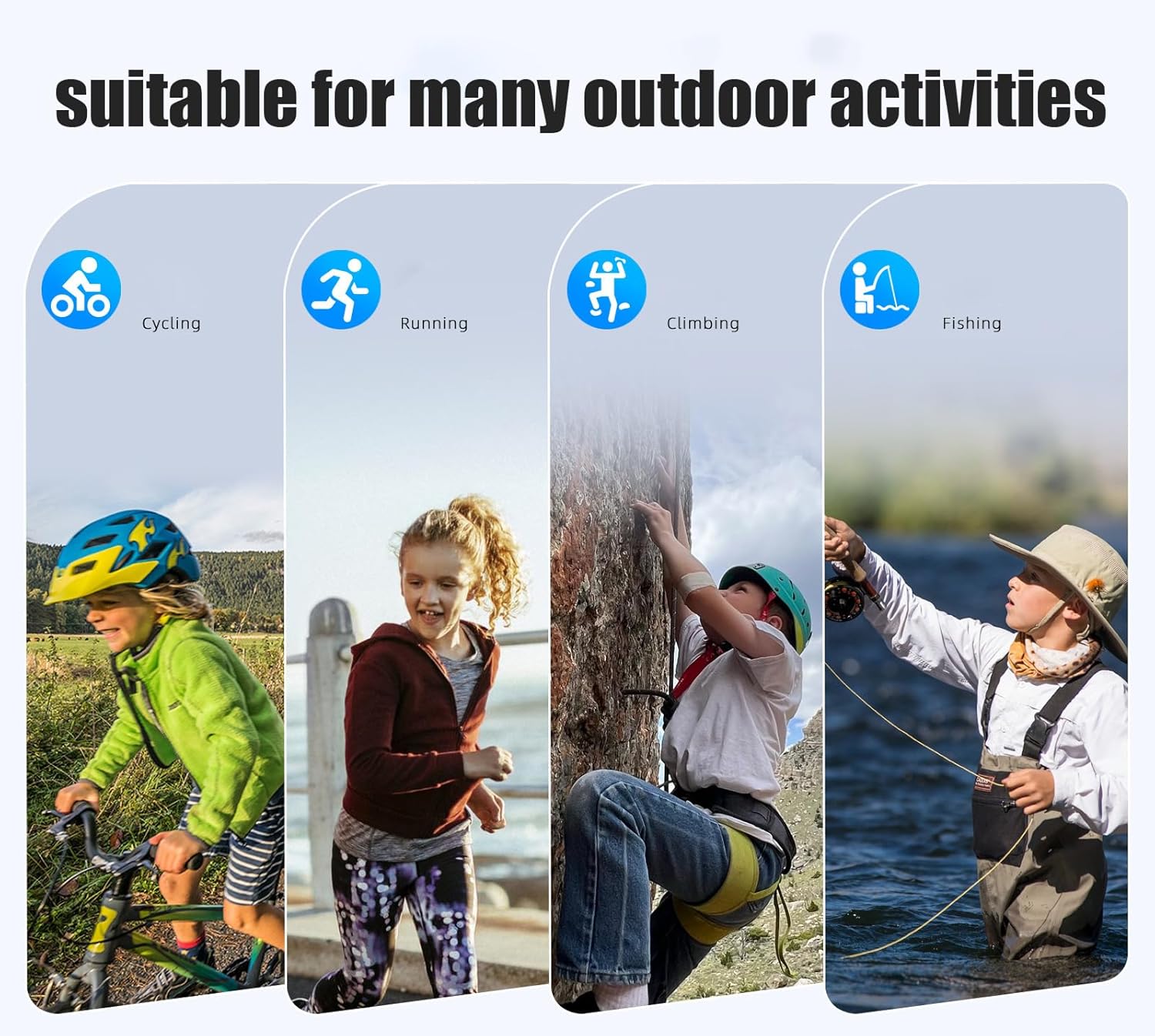 Thumbnail 2 de SINSPORT eyewear Kinder-Fahrradbrille mit UV400-Schutz (Sportbrille für Jungen & Mädchen)