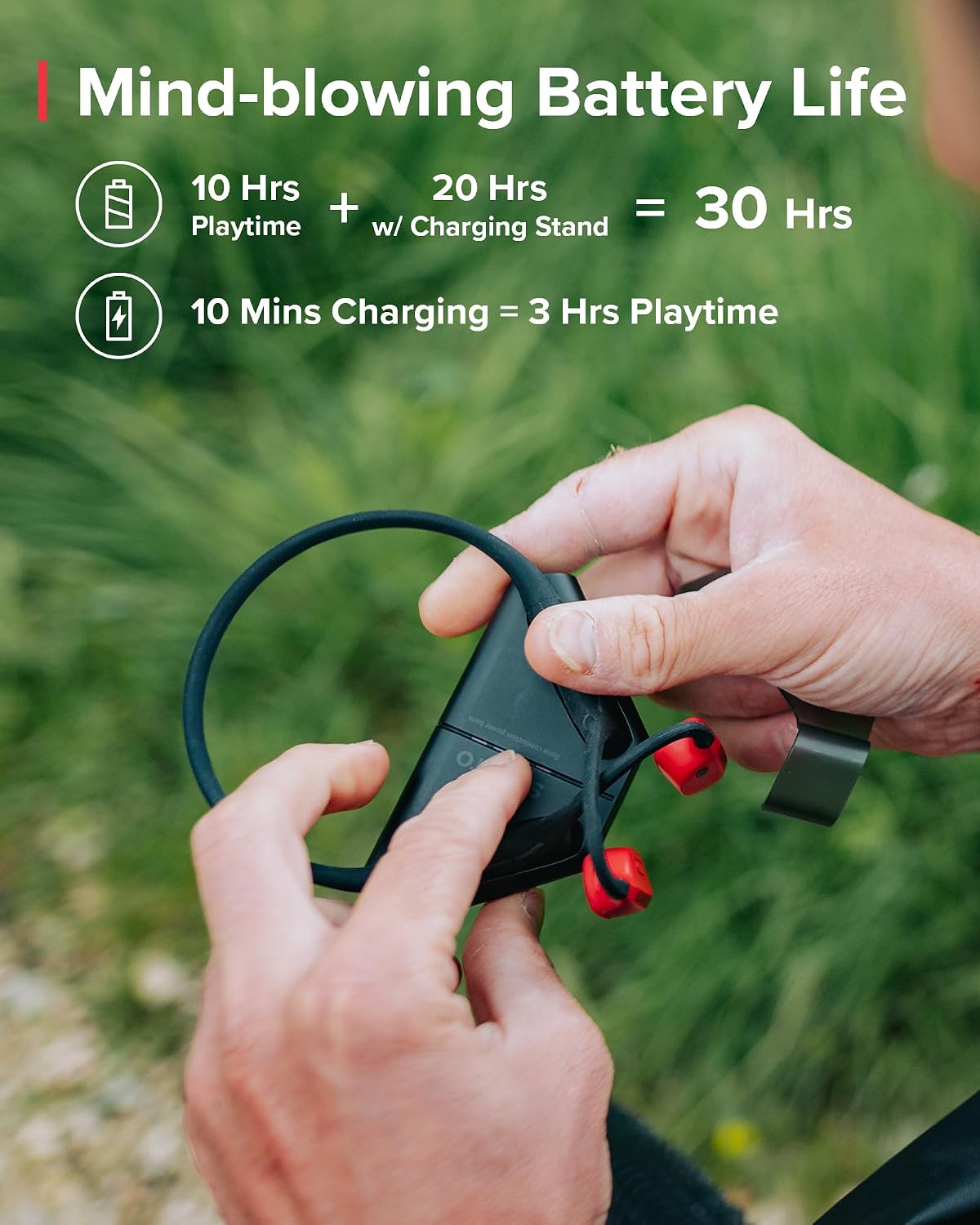 Detalle de Suunto bone conduction headphones, Wing
