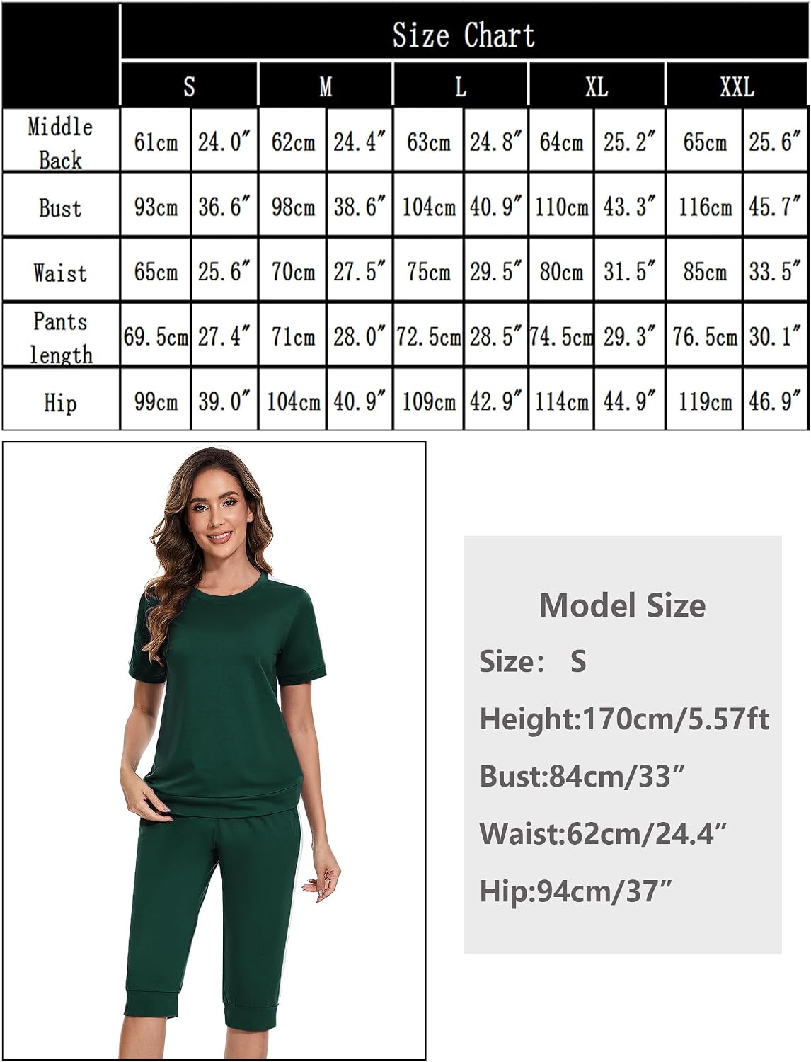 Detalle de Aottori SurvêTements Femme - Ensemble de Sport 2 Pièces Sweat & Pantalon