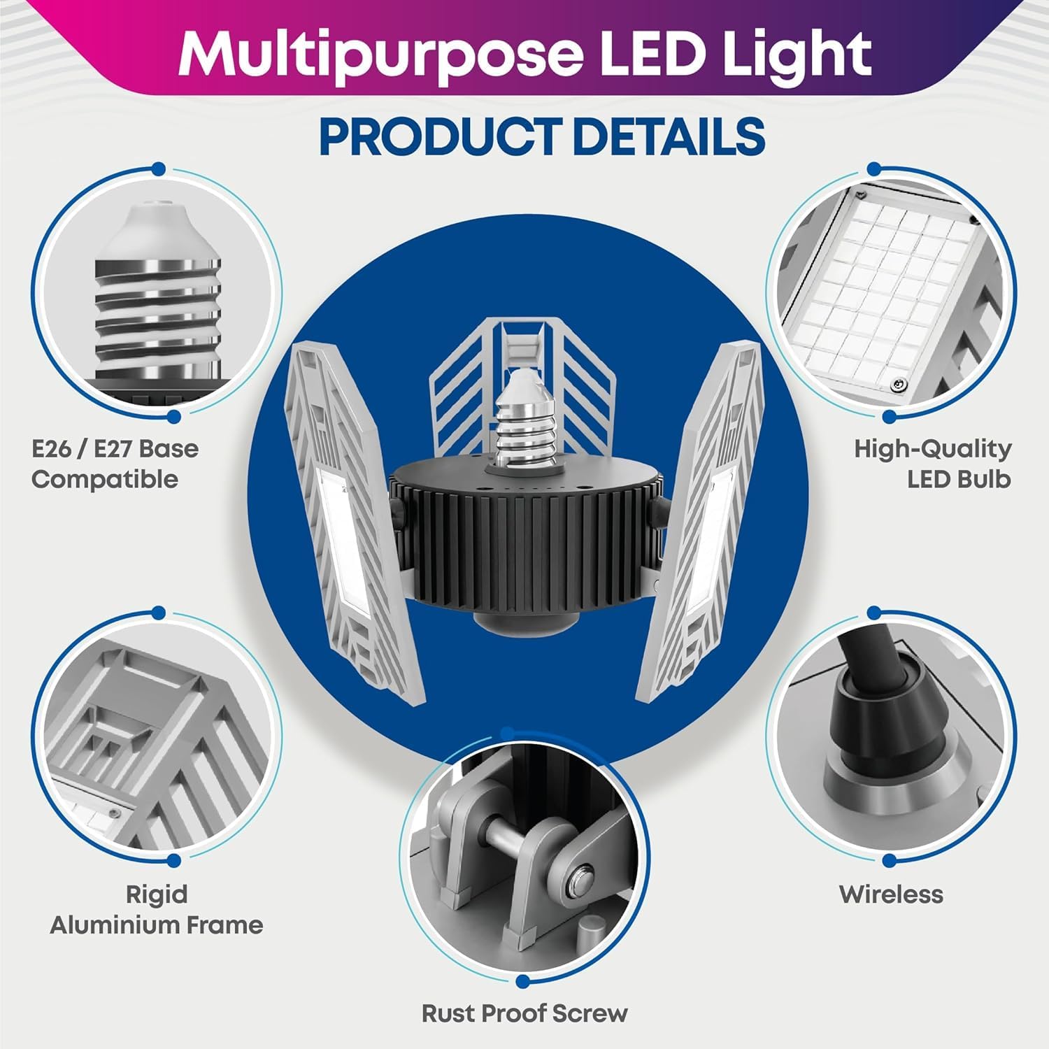 Thumbnail 6 de Bell+Howell LED Garage Light, 4000 Lumens