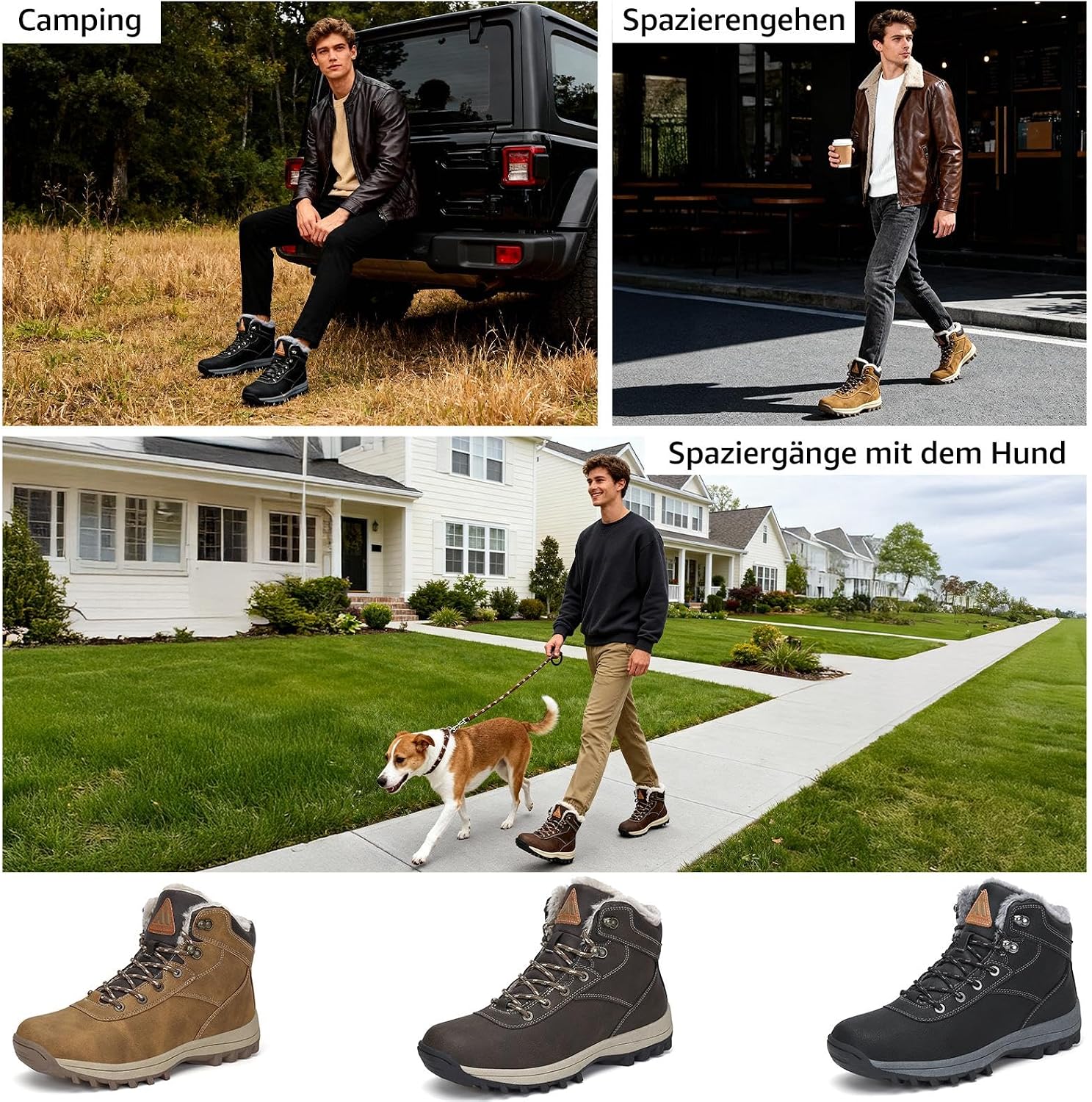 Thumbnail 6 de Mishansha Scarpe Invernali Stivali da Neve 36-48