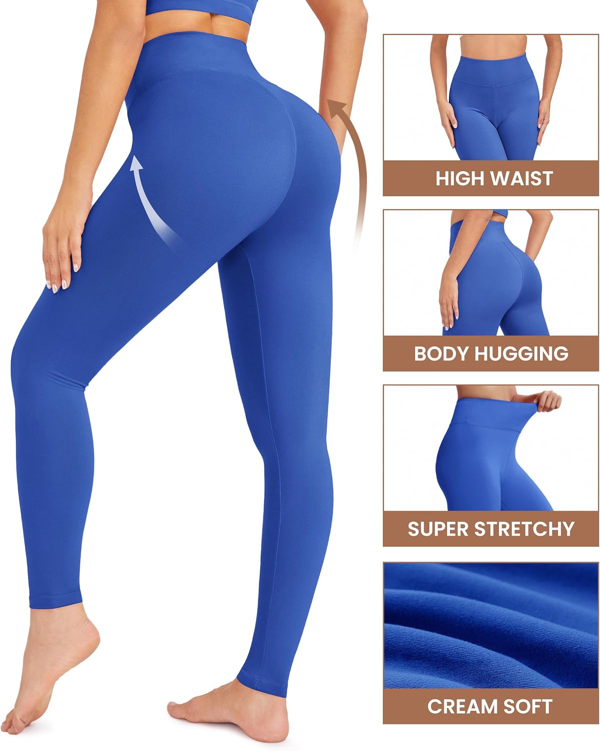 Detalle 2 de VALANDY Creamlush High-Waisted Leggings for Women, Buttery-Soft Stretch
