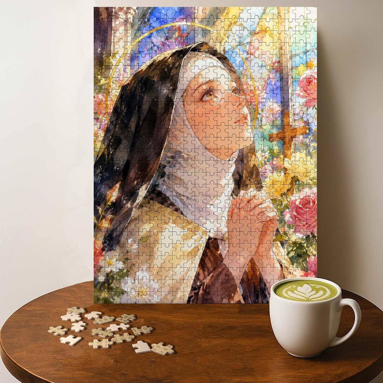 Thumbnail 5 de Christian wooden jigsaw puzzle, 500 pieces