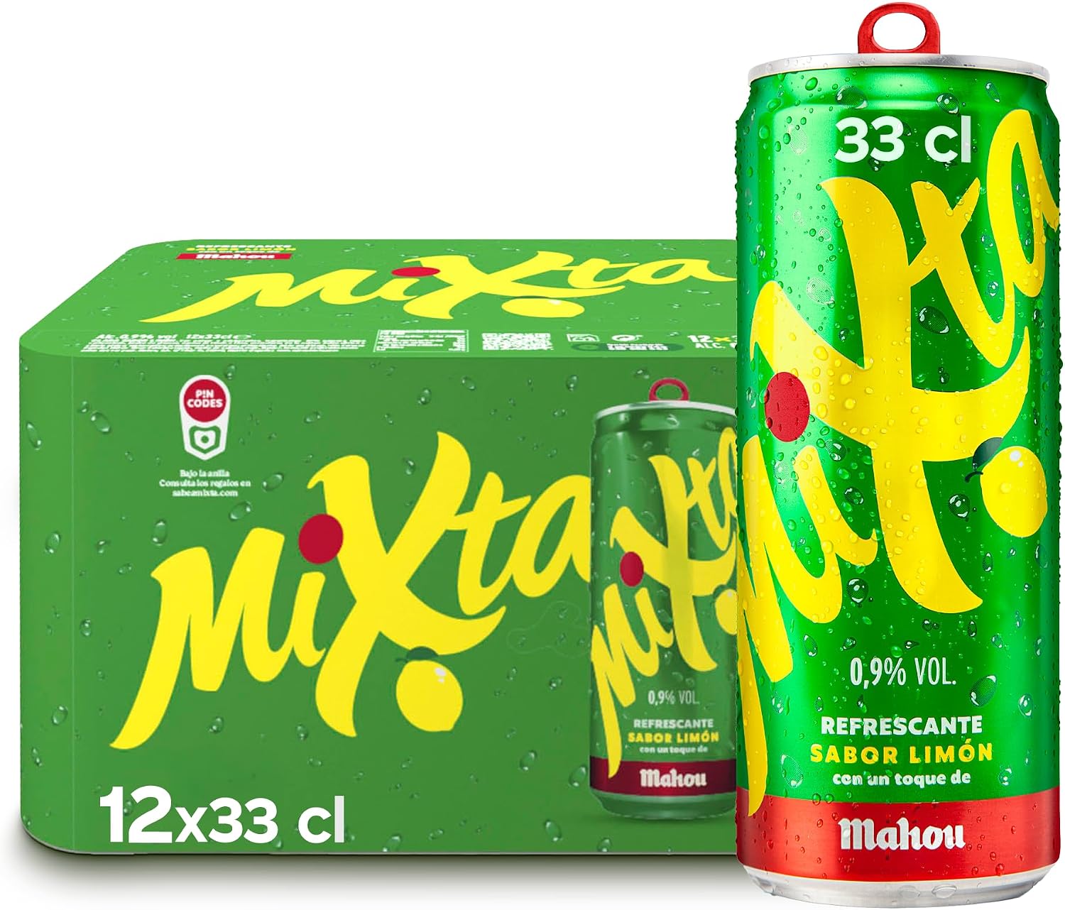 Detalle 2 de Mahou Mixta Pack 24x33 cl 🍺