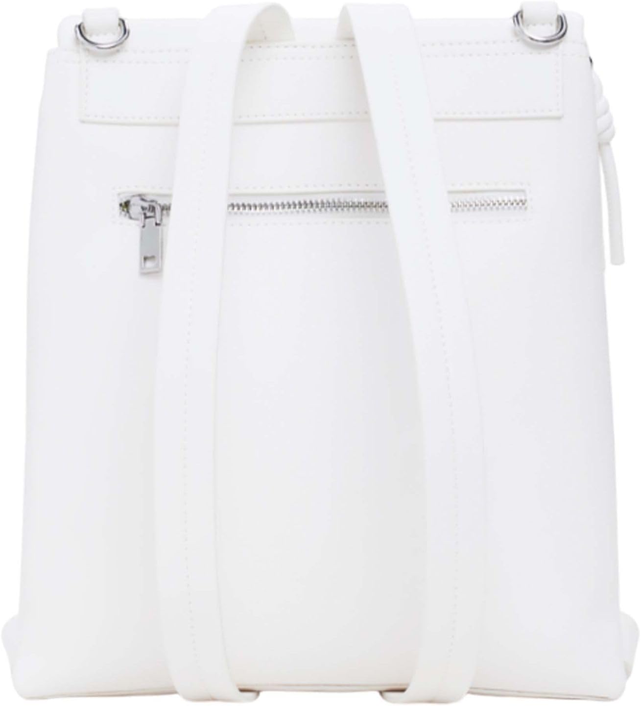 Thumbnail 3 de Desigual Hampton Backpack White – kompakter Rucksack mit geteiltem Innenfach