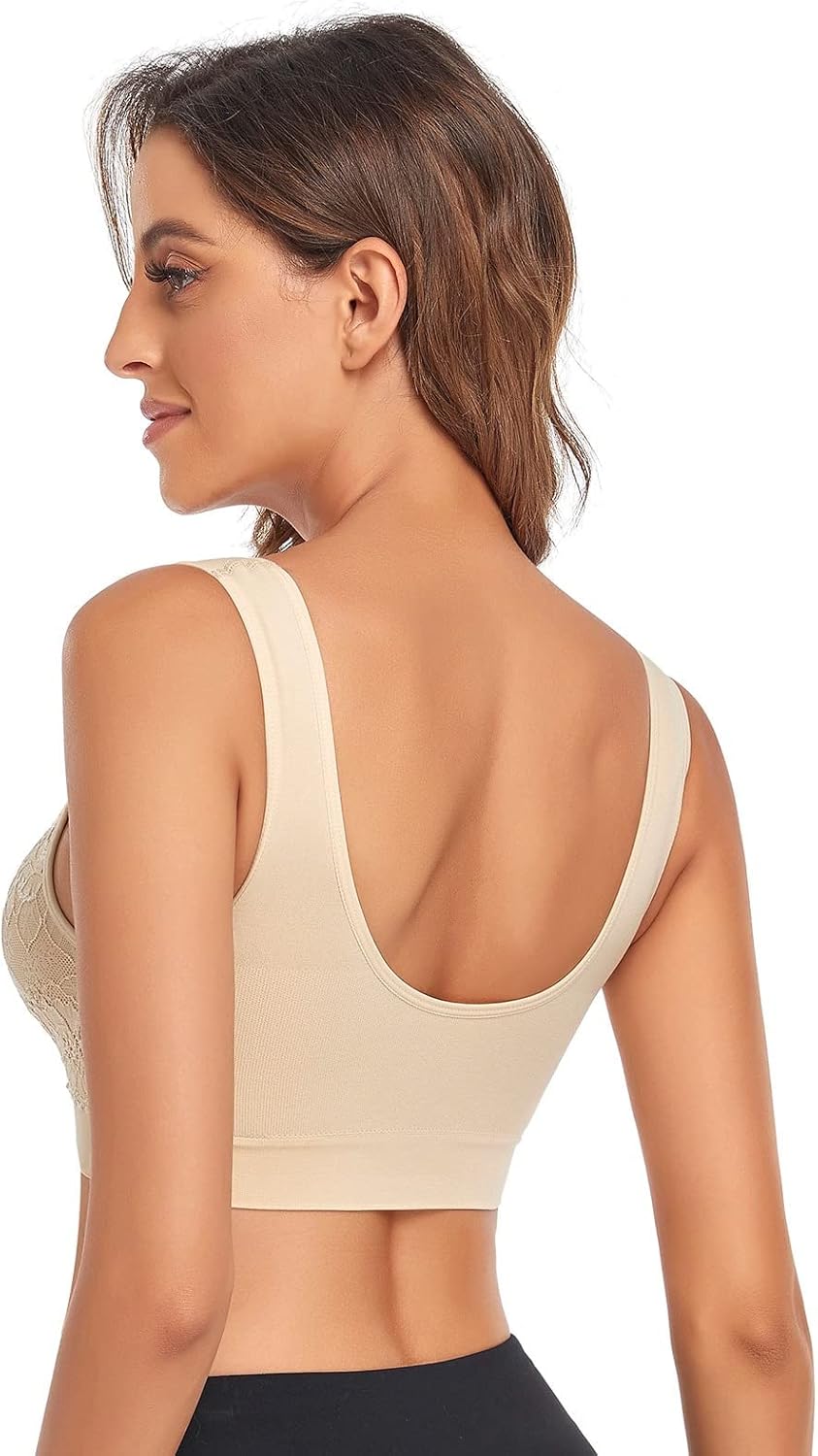 Thumbnail 2 de Litthing Women Seamless Lace Sports Bra with Removable Pads – Comfortable, Breathable and Versatile