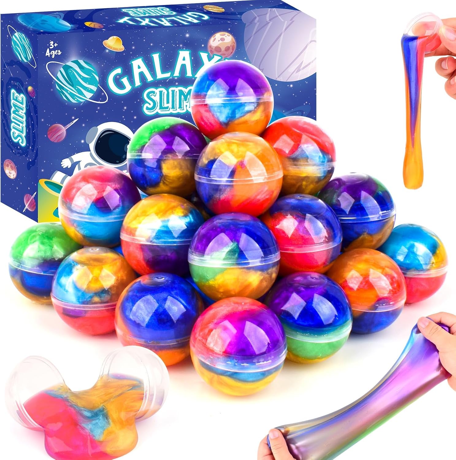 Thumbnail 6 de Slime Party Favors 24-Pack galaxy slime balls