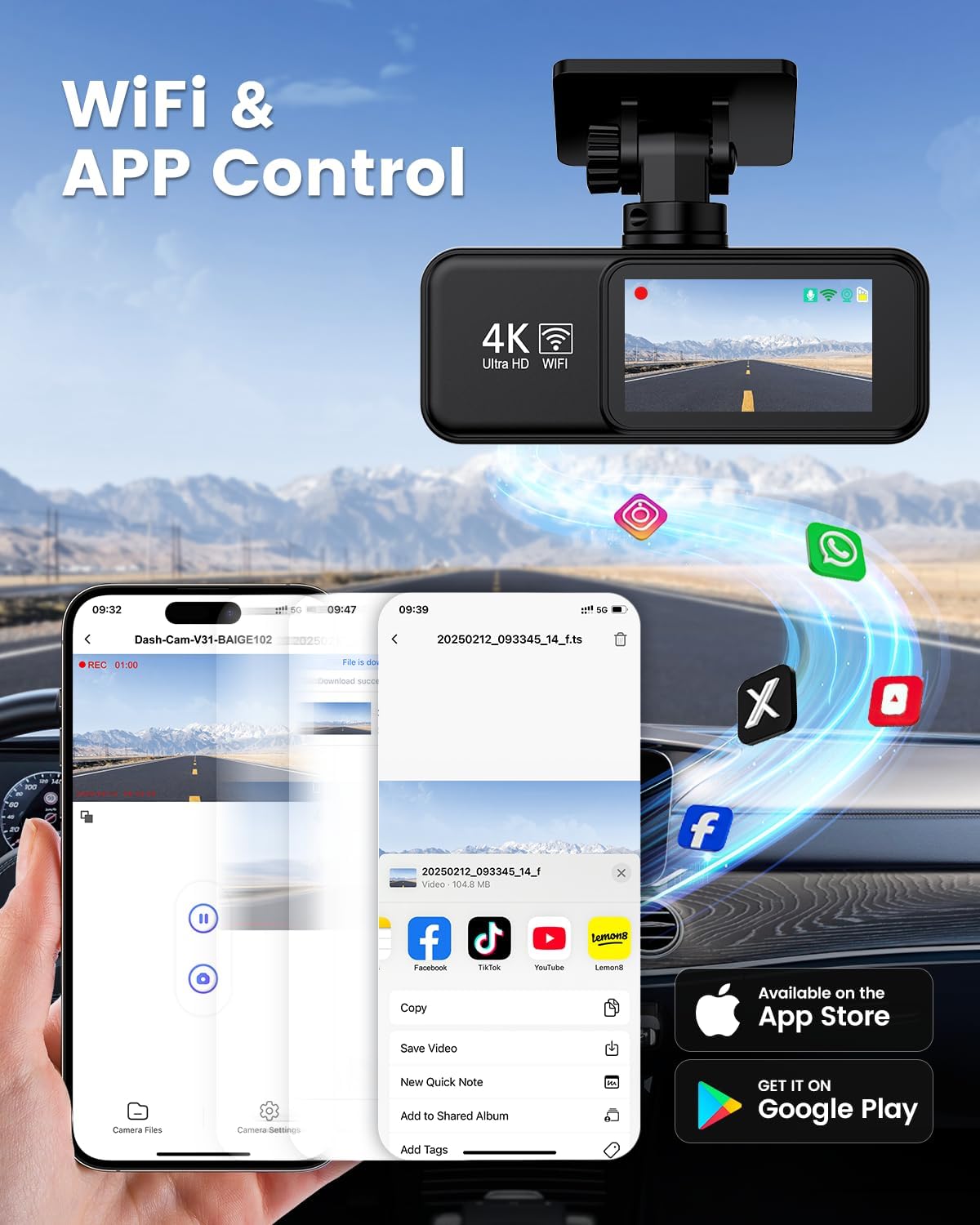 Thumbnail 3 de DYNACAM Dash Cam 4K