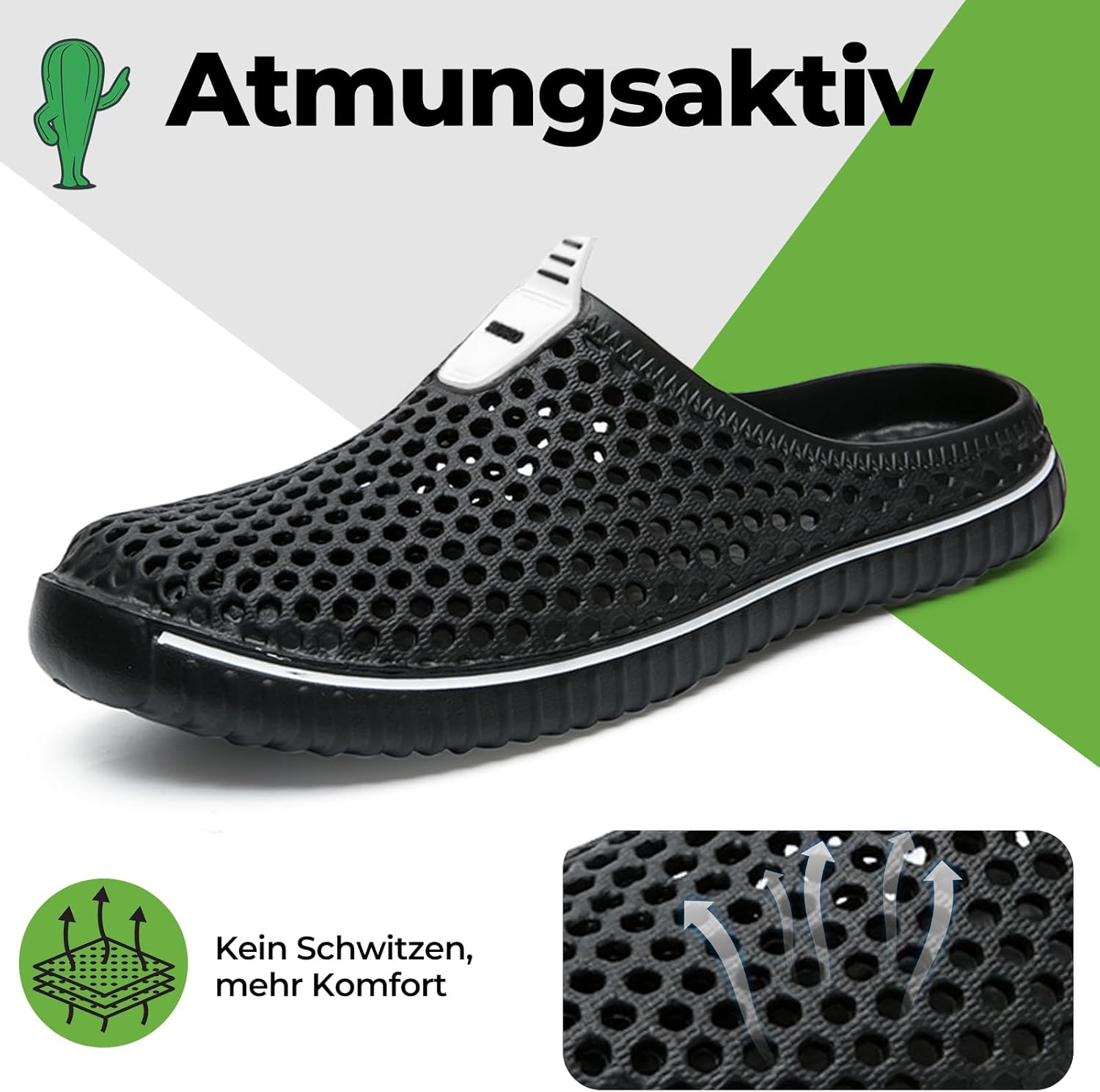 Thumbnail 2 de SAGUARO Clogs Pantoletten Herren/Damen Sommer – atmungsaktiv, leicht und vielseitig