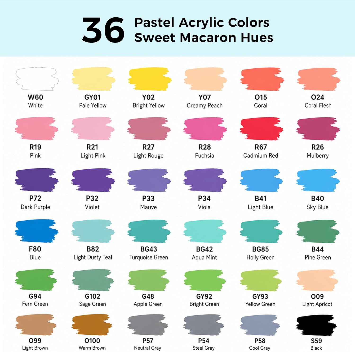Thumbnail 3 de RuiHawk Acrylic Paint Markers, 36 Colors