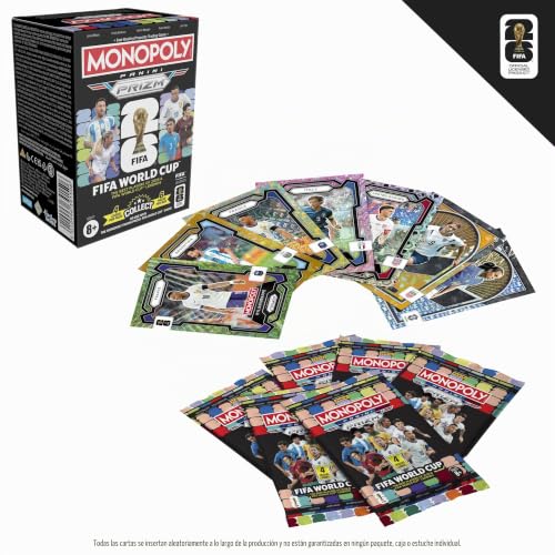 Detalle de Monopoly Panini Prizm: Copa Mundial de la FIFA – Caja de cartas coleccionables