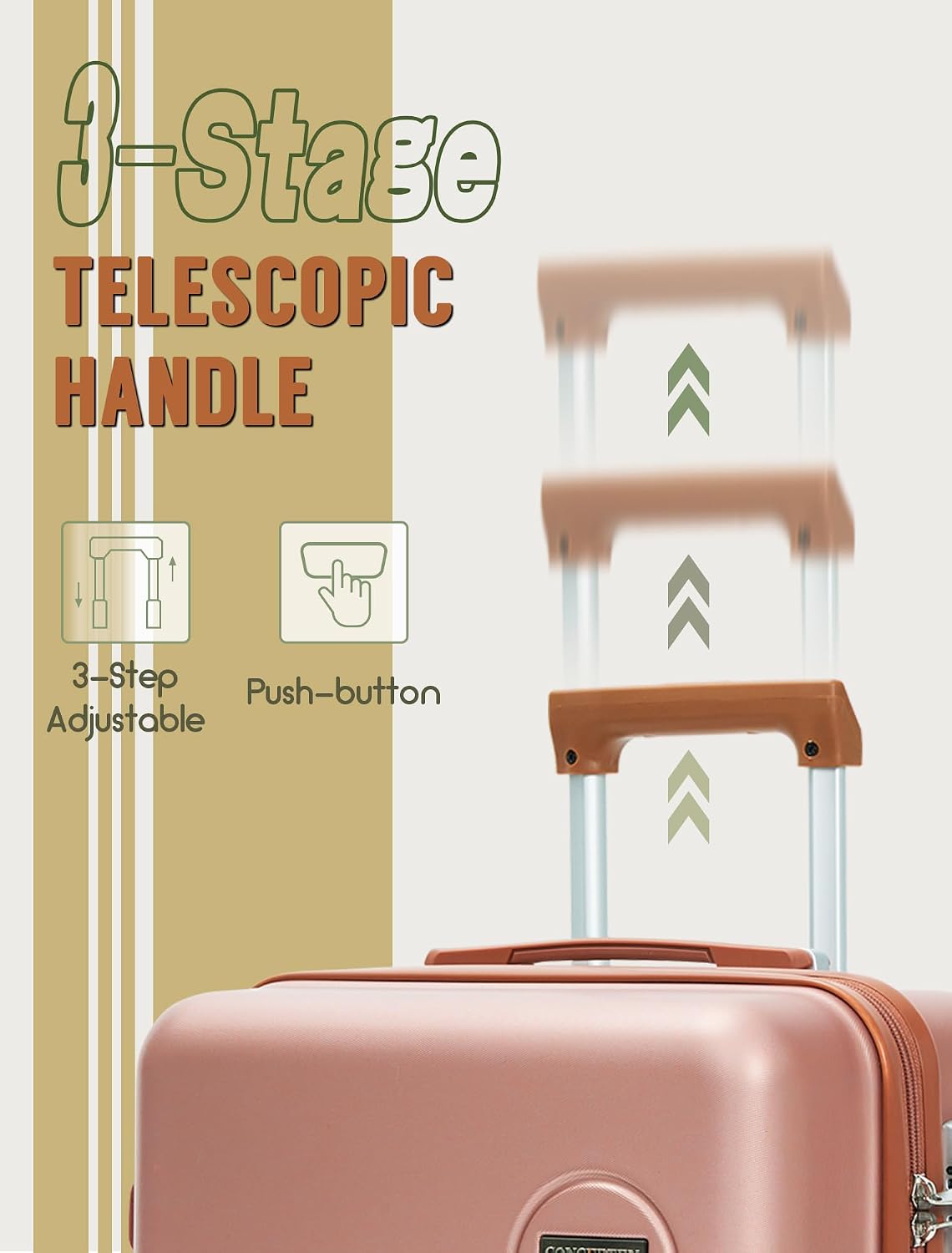 Thumbnail 5 de CONCEPTEN 5-Piece Hardshell Luggage Set with TSA Lock