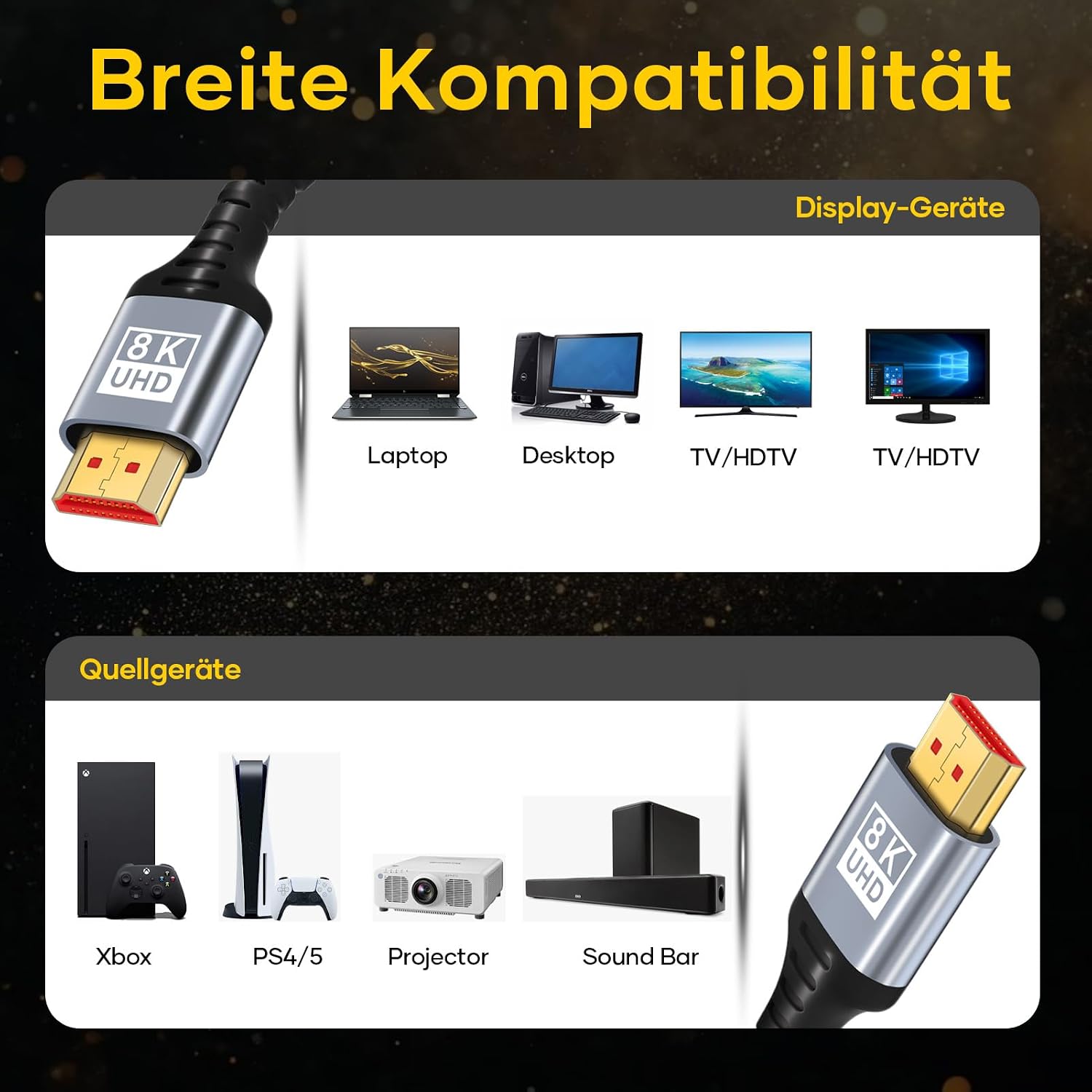 Thumbnail 6 de HDMI 2.1 3 Meter 48Gbps 10K 8K Kabel