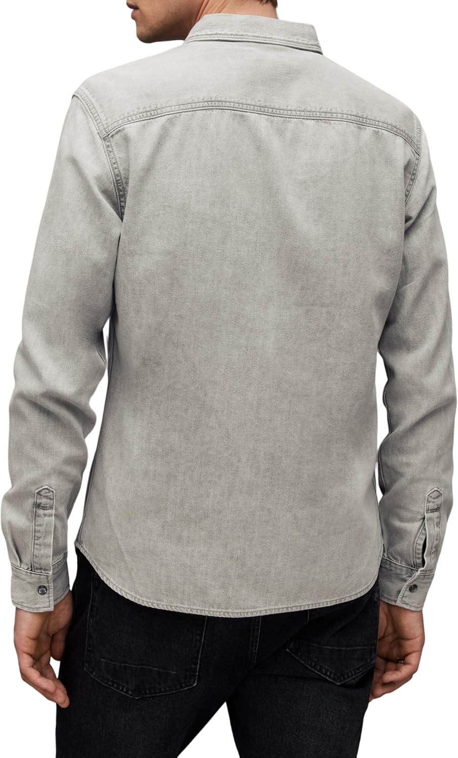 Thumbnail 3 de AllSaints Gleason Chemise à Manches Longues pour Homme – modèle Gleason