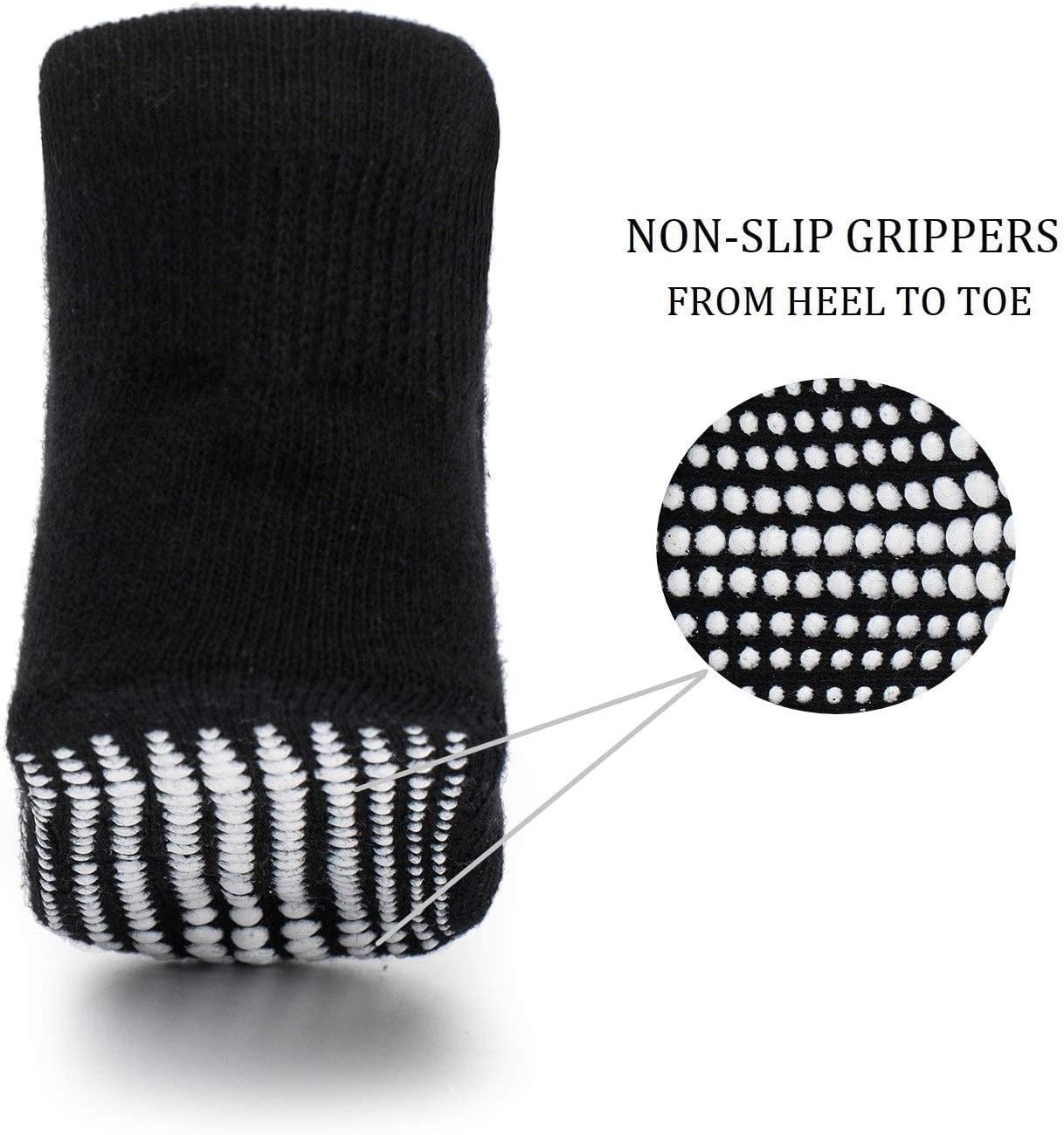 Thumbnail 4 de Zaples Baby Non Slip Grip Ankle Socks (9-Pair Set) with Non Skid Soles