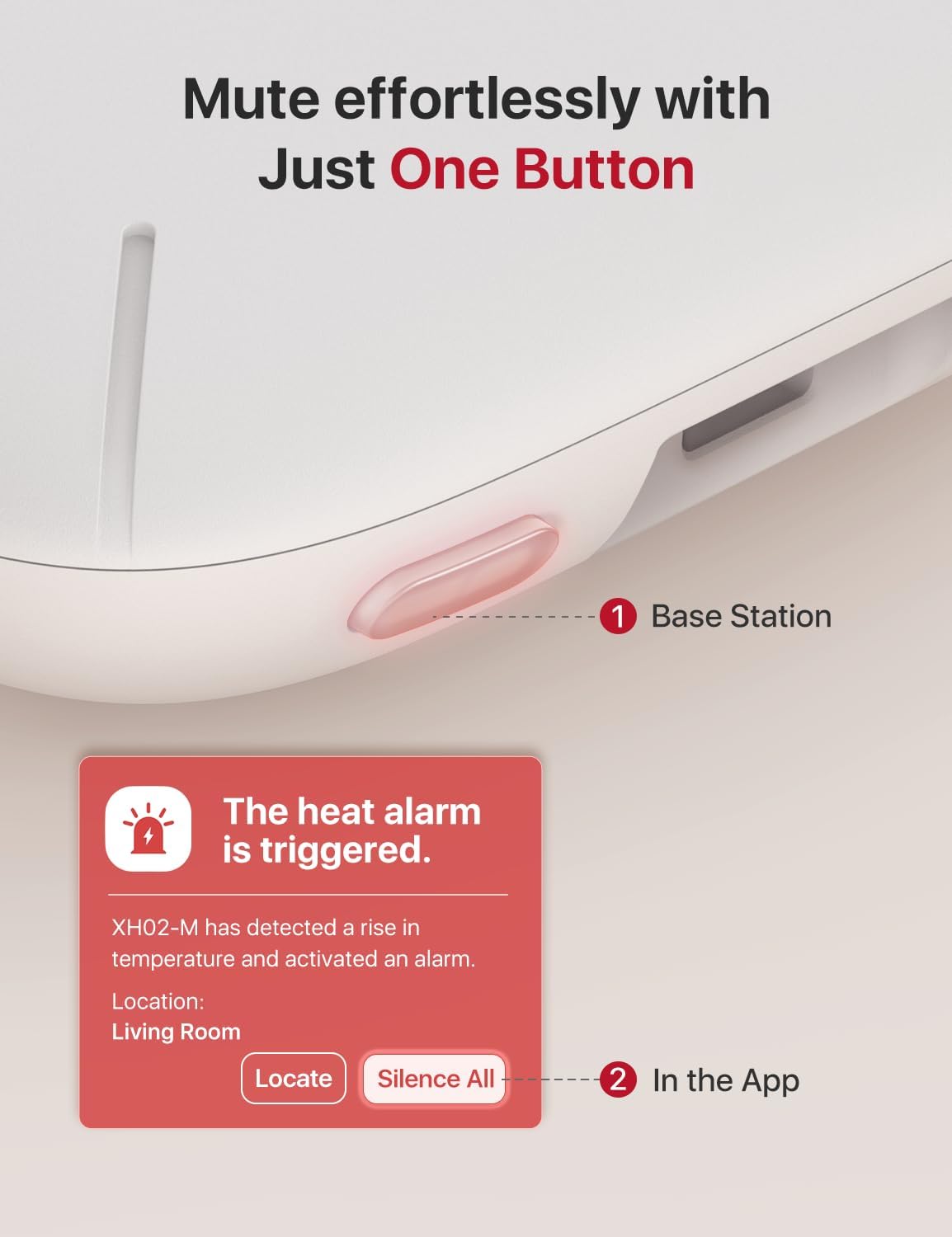 Thumbnail 2 de X-Sense XH02-M Heat alarm, 7-year battery