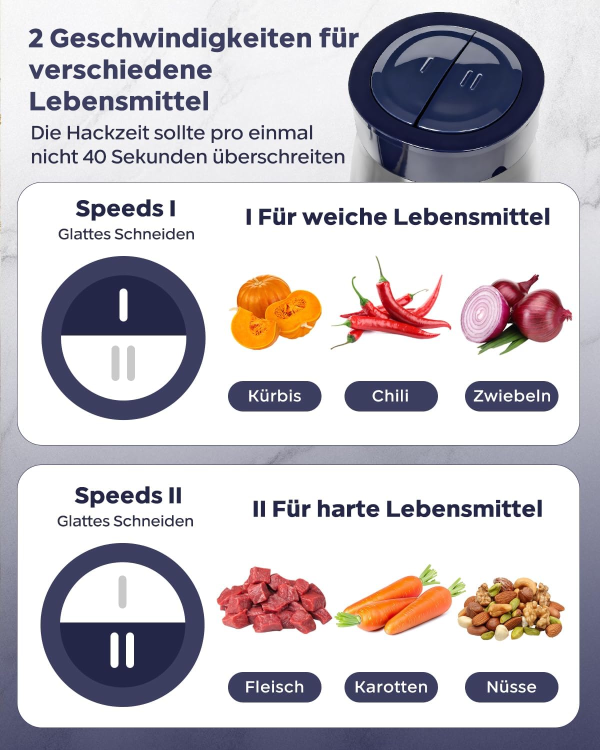 Thumbnail 3 de Bear 2L+1.8L Zerkleinerer 600W