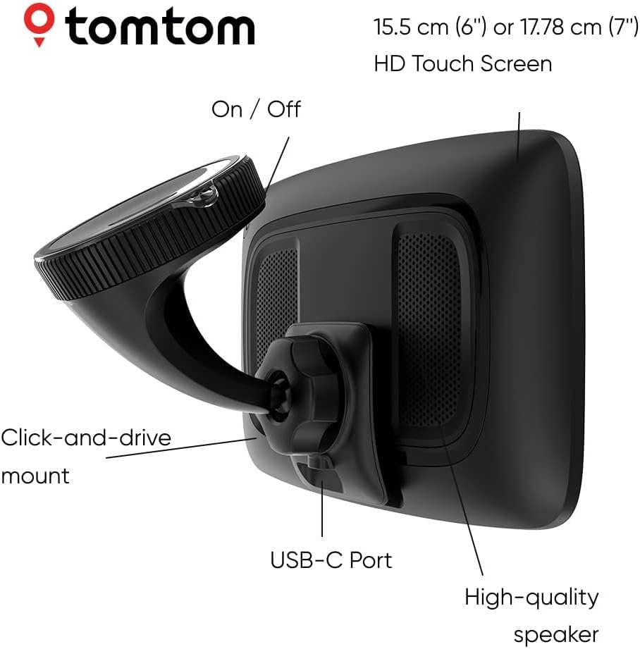 Thumbnail 6 de TomTom Truck Sat Nav GO Expert Plus Premium Pack (7-inch HD, large-vehicle routing, TomTom Traffic, WiFi updates) – NEW software